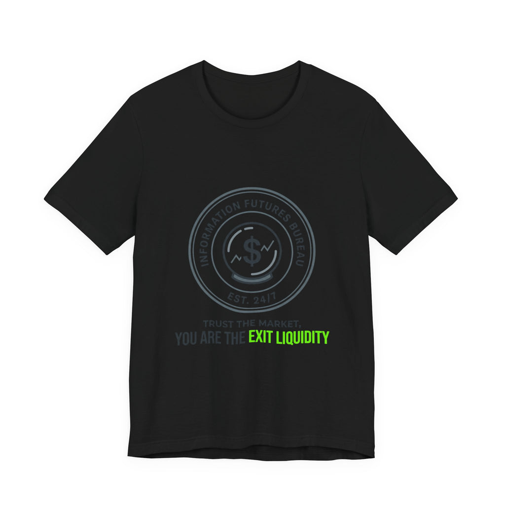 Exit Liquidity Tee | insider trading satire, prediction markets, finance humor