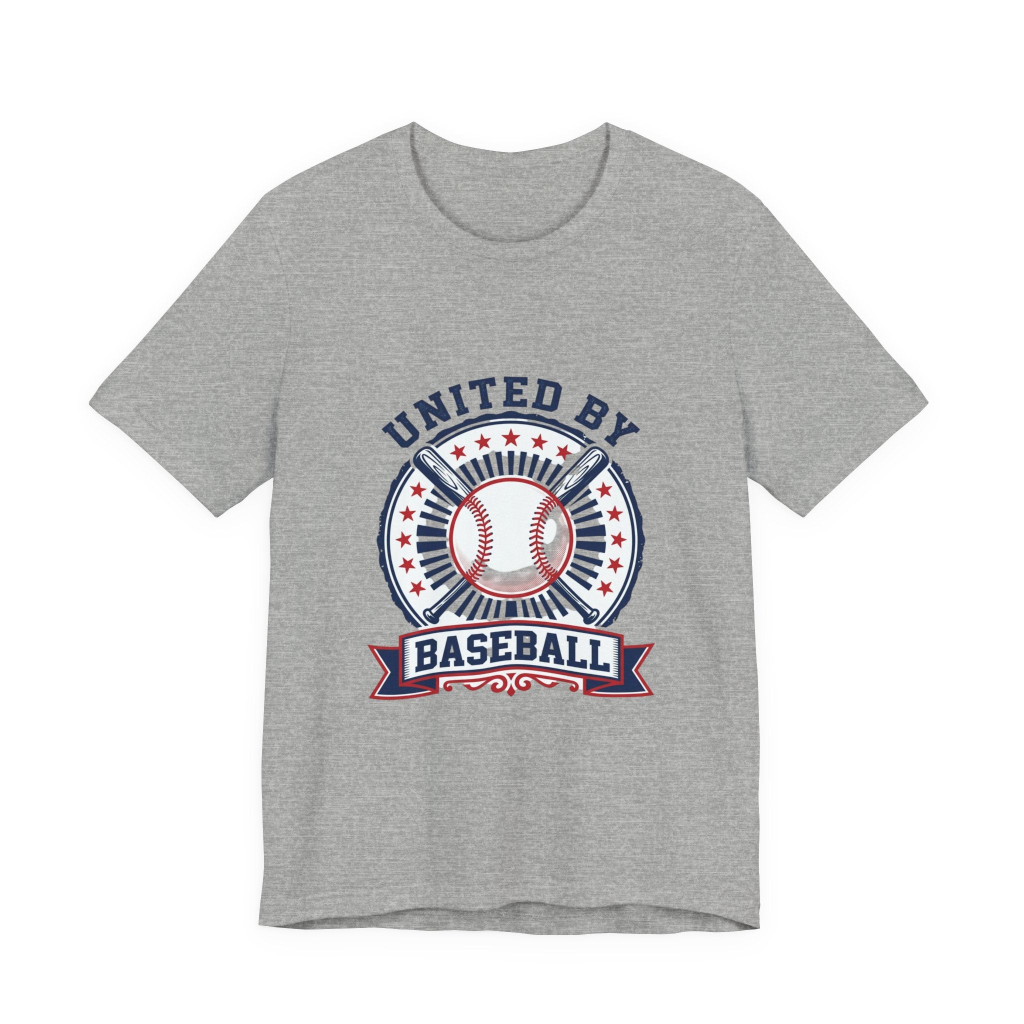 United by Baseball Tee | Patriotic Baseball Shirt, Vintage Red White Blue