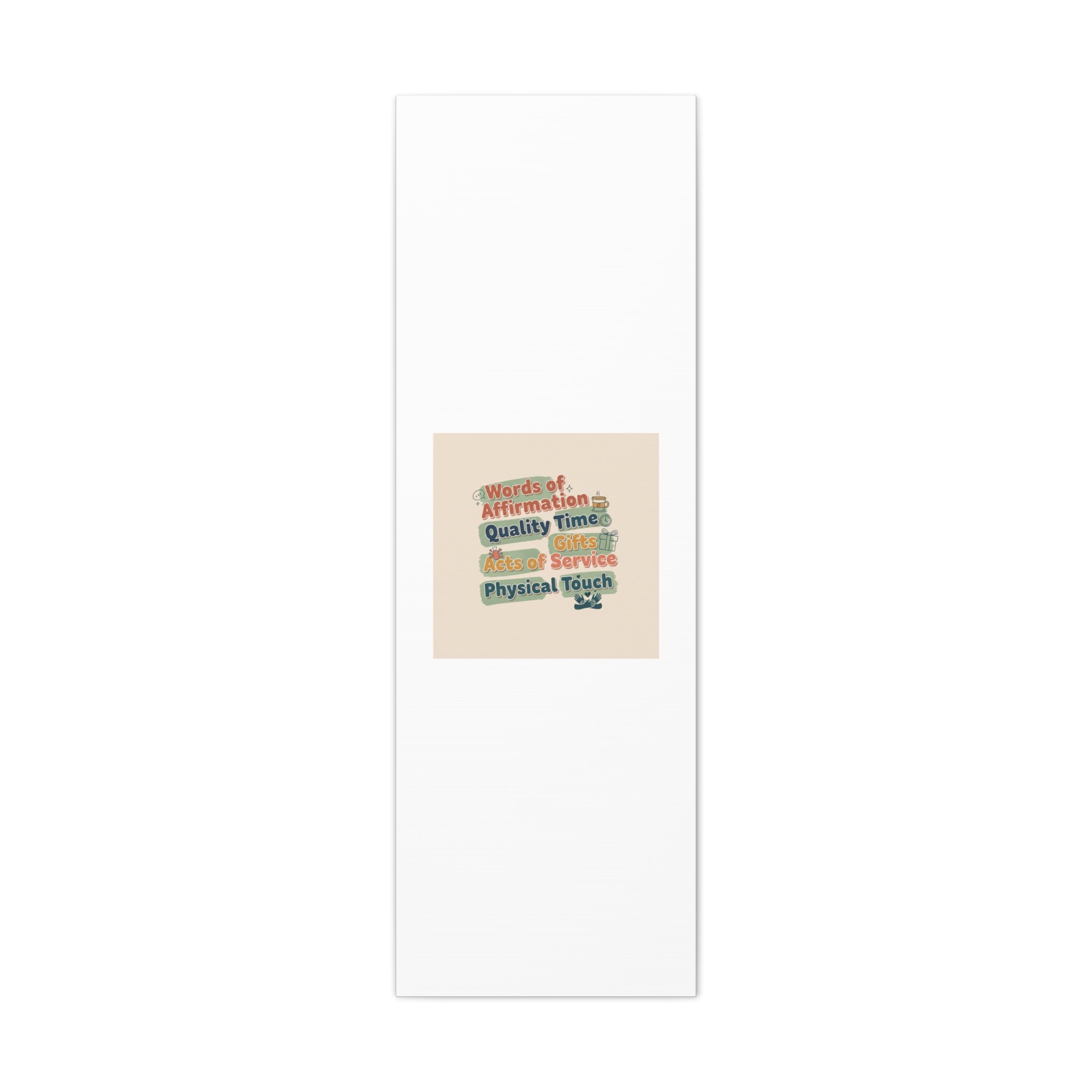 Love Languages List Matte Canvas Wall Art | love language meme, relationship humor