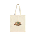 Resolution Skeptic Tote, cynical new year joke, retro computer graphic