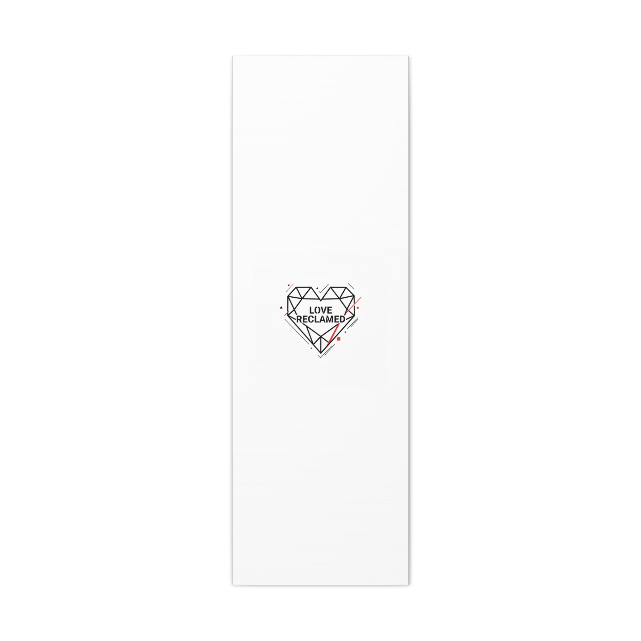 Love Reclaimed Canvas | modern heart design, minimalist love icon