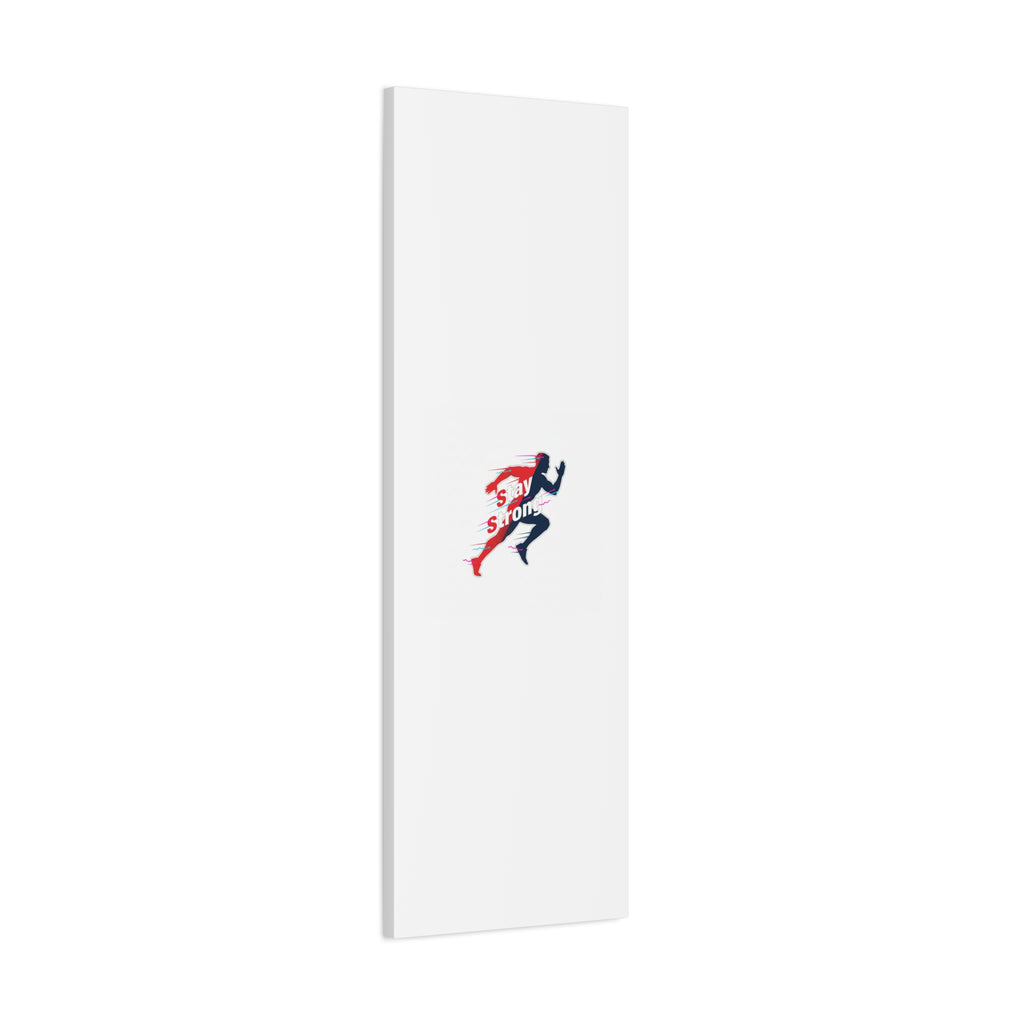 Stay Strong Runner Canvas | Fitness Motivation, Gym Wall Art