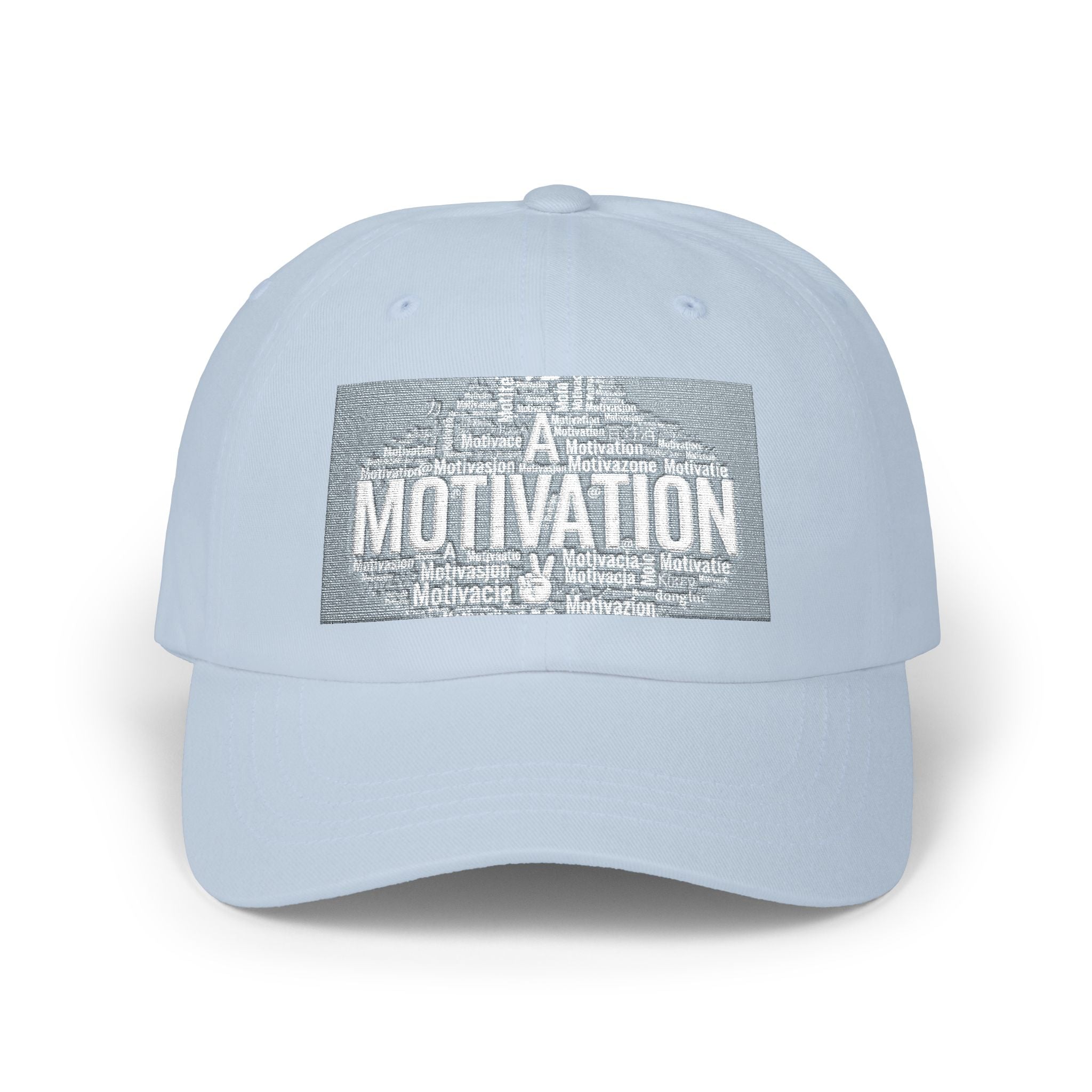 Motivation Is a Universal Language Dad Cap — Classic Embroidered Baseball Hat