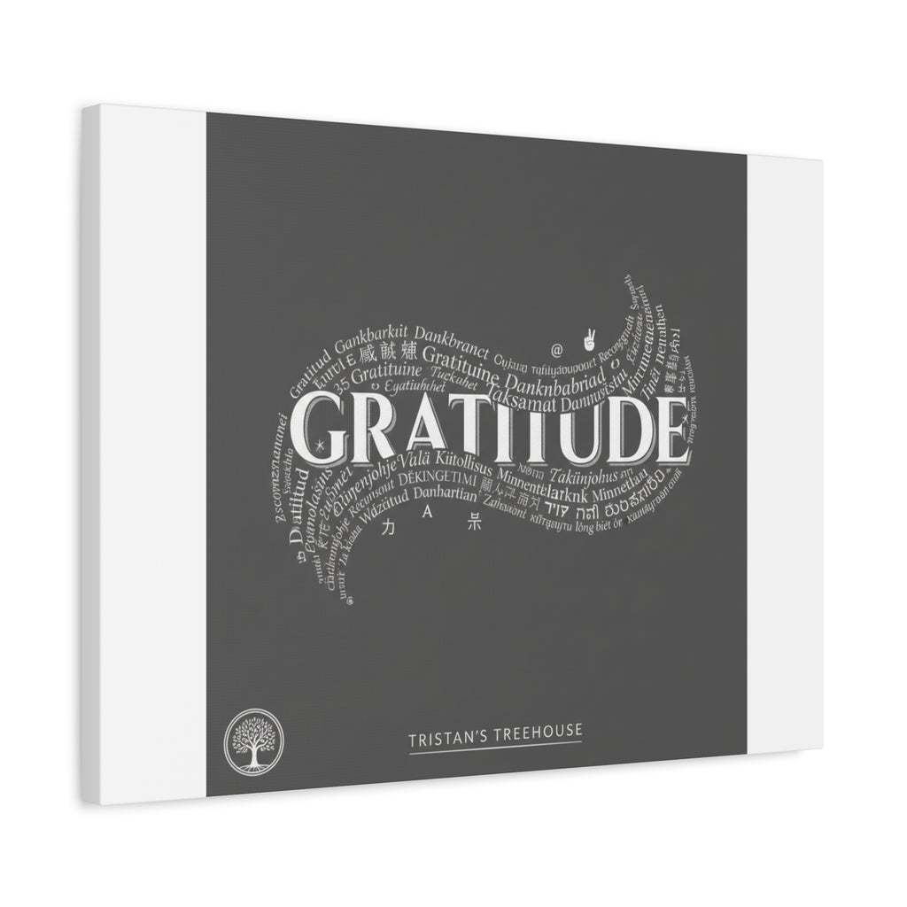 Gratitude Wall Art Matte Canvas | Tiny Treats, sweet uplifting print