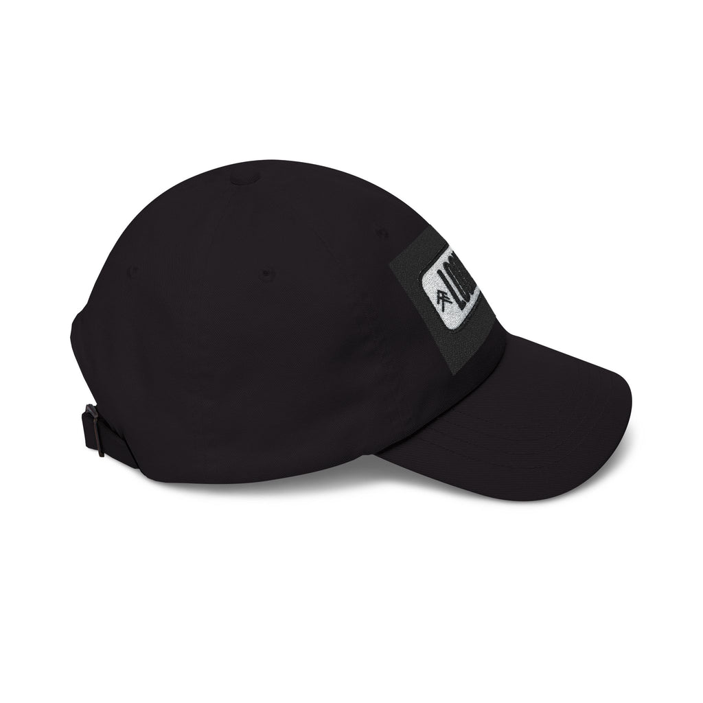 Look Up Embroidered Dad Cap — Minimalist White Baseball Hat