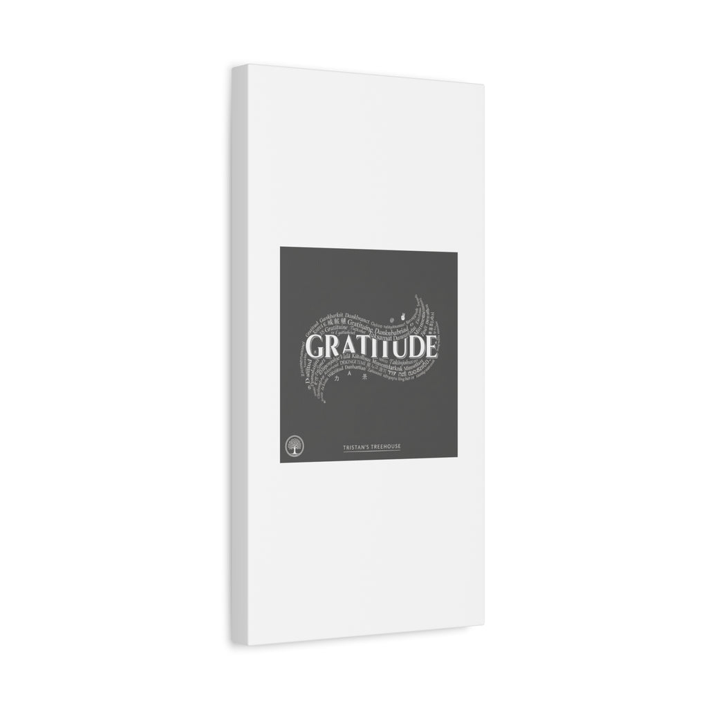 Gratitude Wall Art Matte Canvas | Tiny Treats, sweet uplifting print