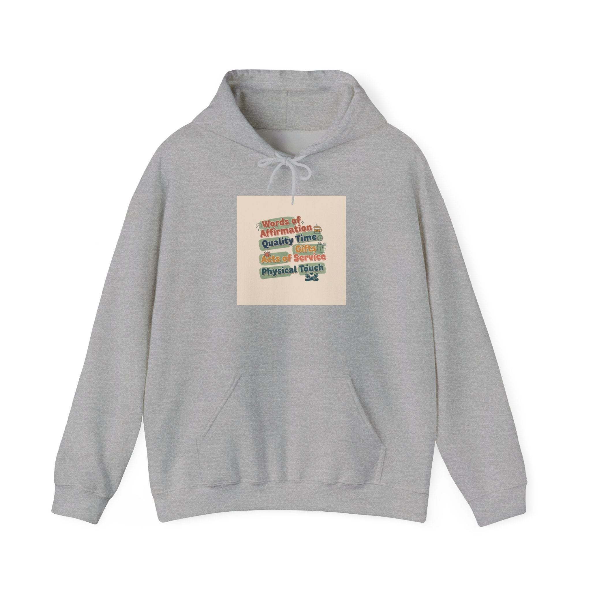 Love Languages Meme Hoodie | acts of snacks, quiet love