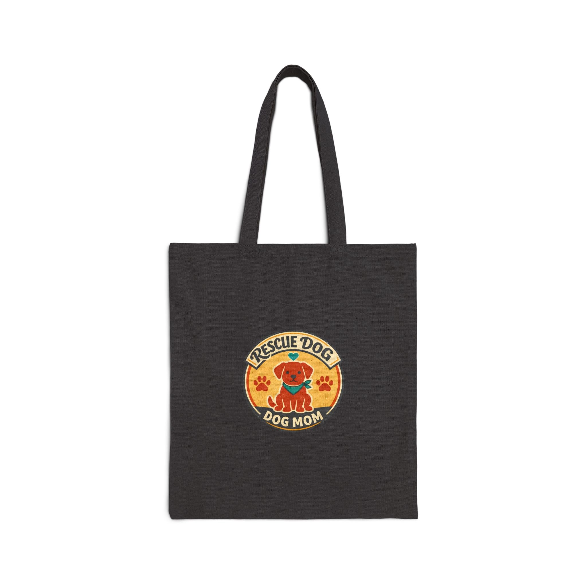 Rescue Dog Dog Mom Tote, Rescue Pride | Fur Baby Canvas Tote