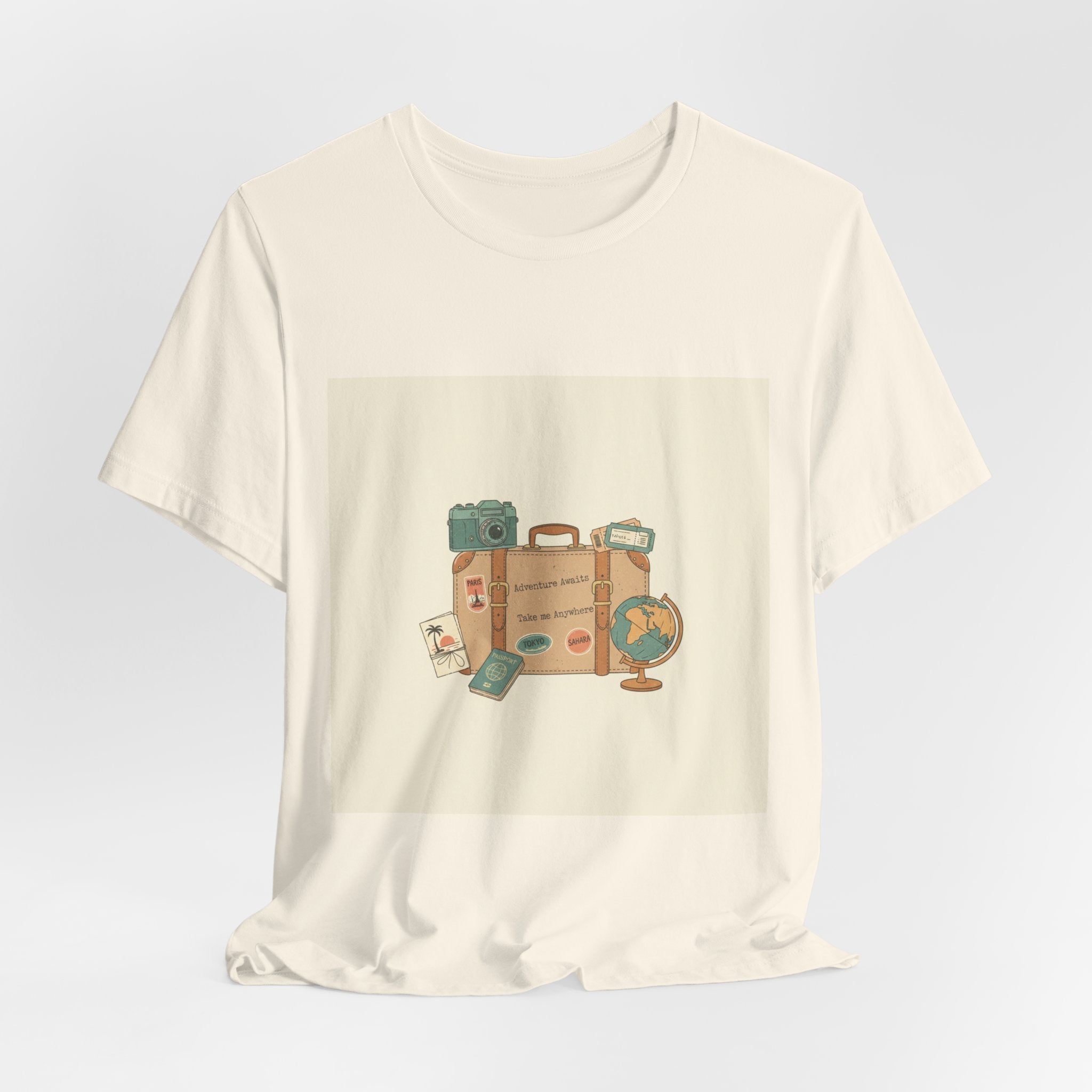 Vintage Travel Postcard tee | passport stamp, wanderlust design
