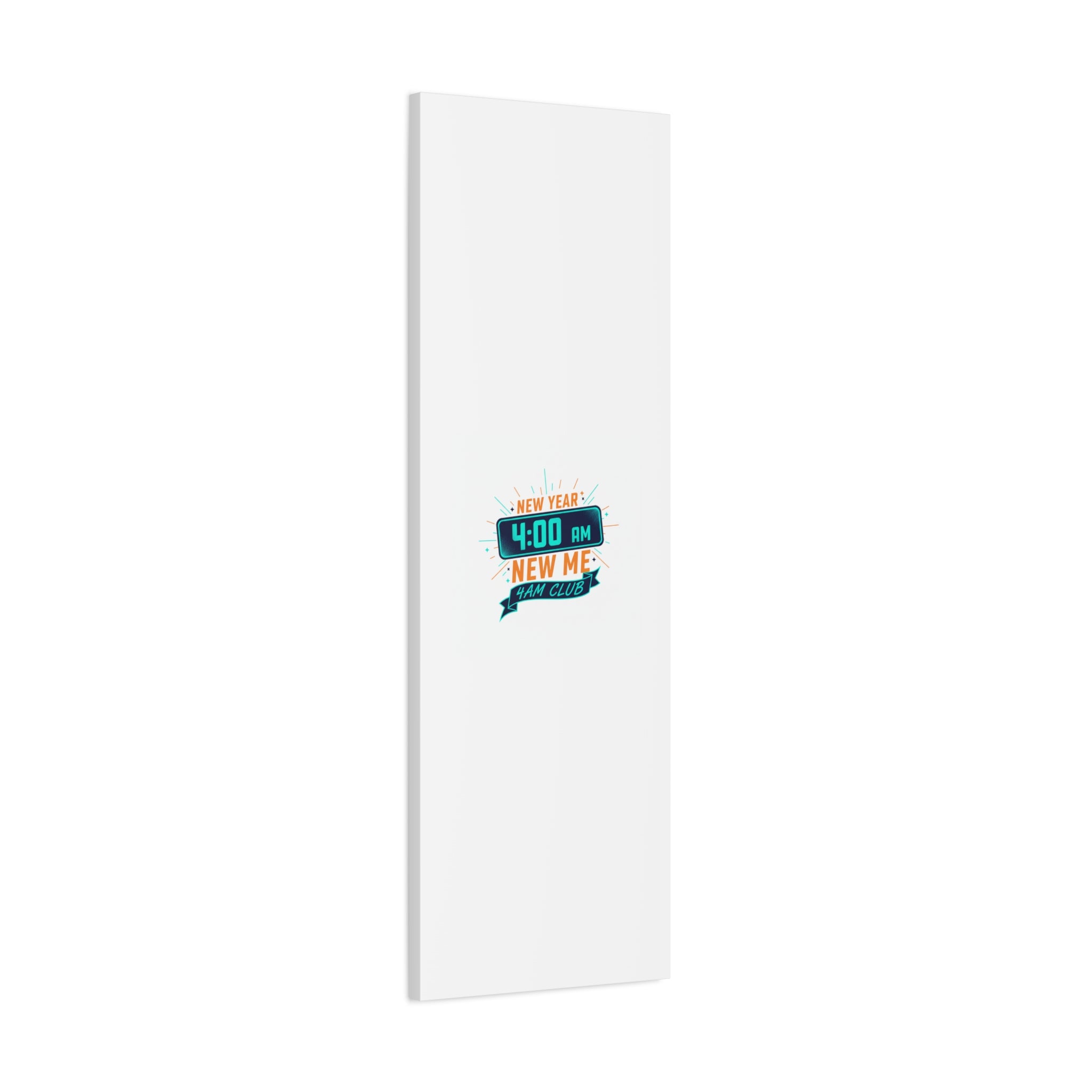 4AM Club New Year Graphic Canvas | Holiday Party Novelty, Festive New Year Decor