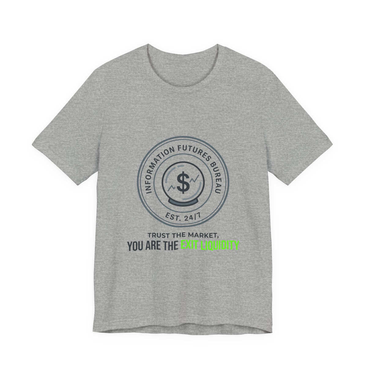 Exit Liquidity Tee | insider trading satire, prediction markets, finance humor