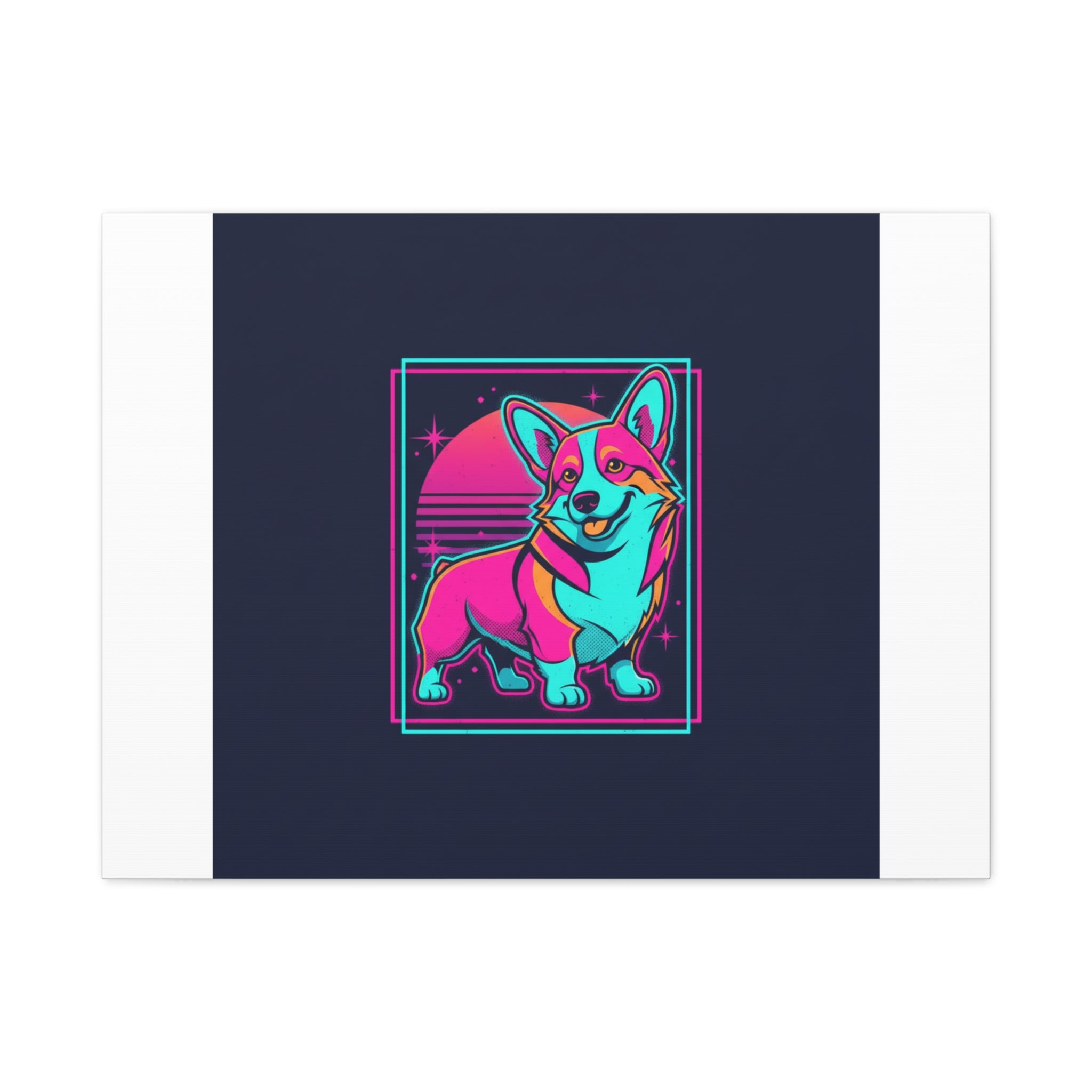 Platonic Love Corgi Canvas | Friendship Valentine, Galentine’s Wall Art