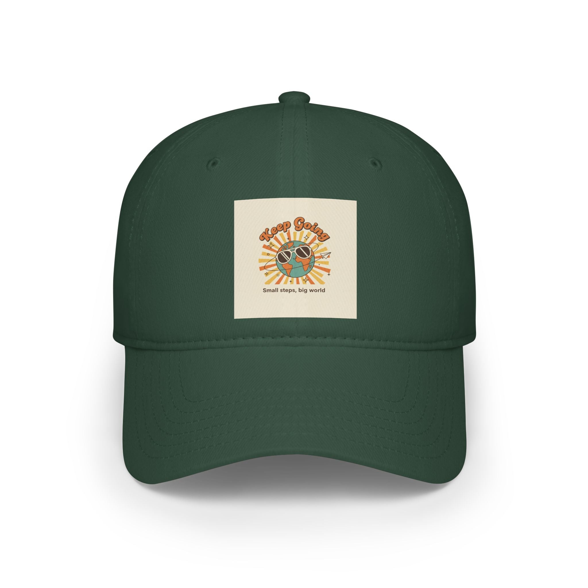 Keep Going: Small Steps, Big World Motivational Cap