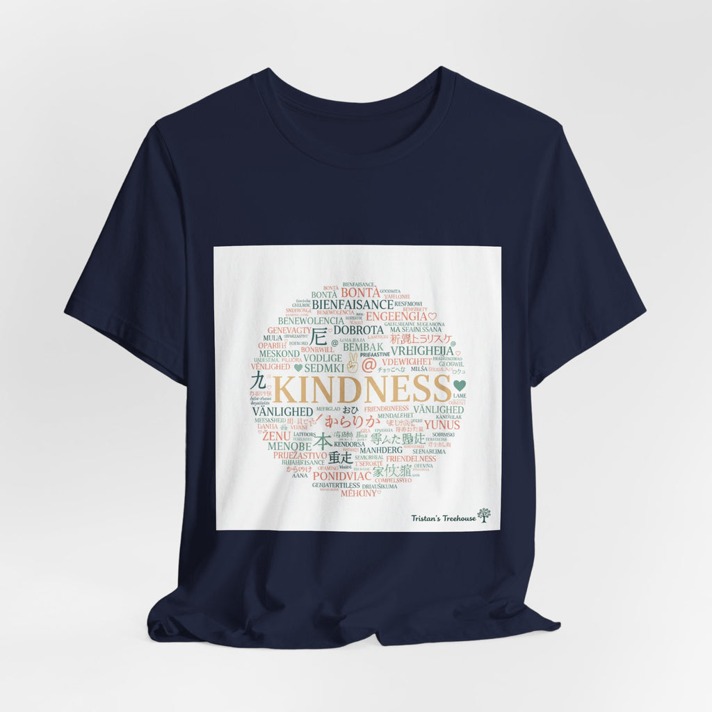 Kindness Word Cloud Tee | Fresh Start Minimalism, reset mode apparel