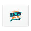 4AM Club New Year Graphic Canvas | Holiday Party Novelty, Festive New Year Decor