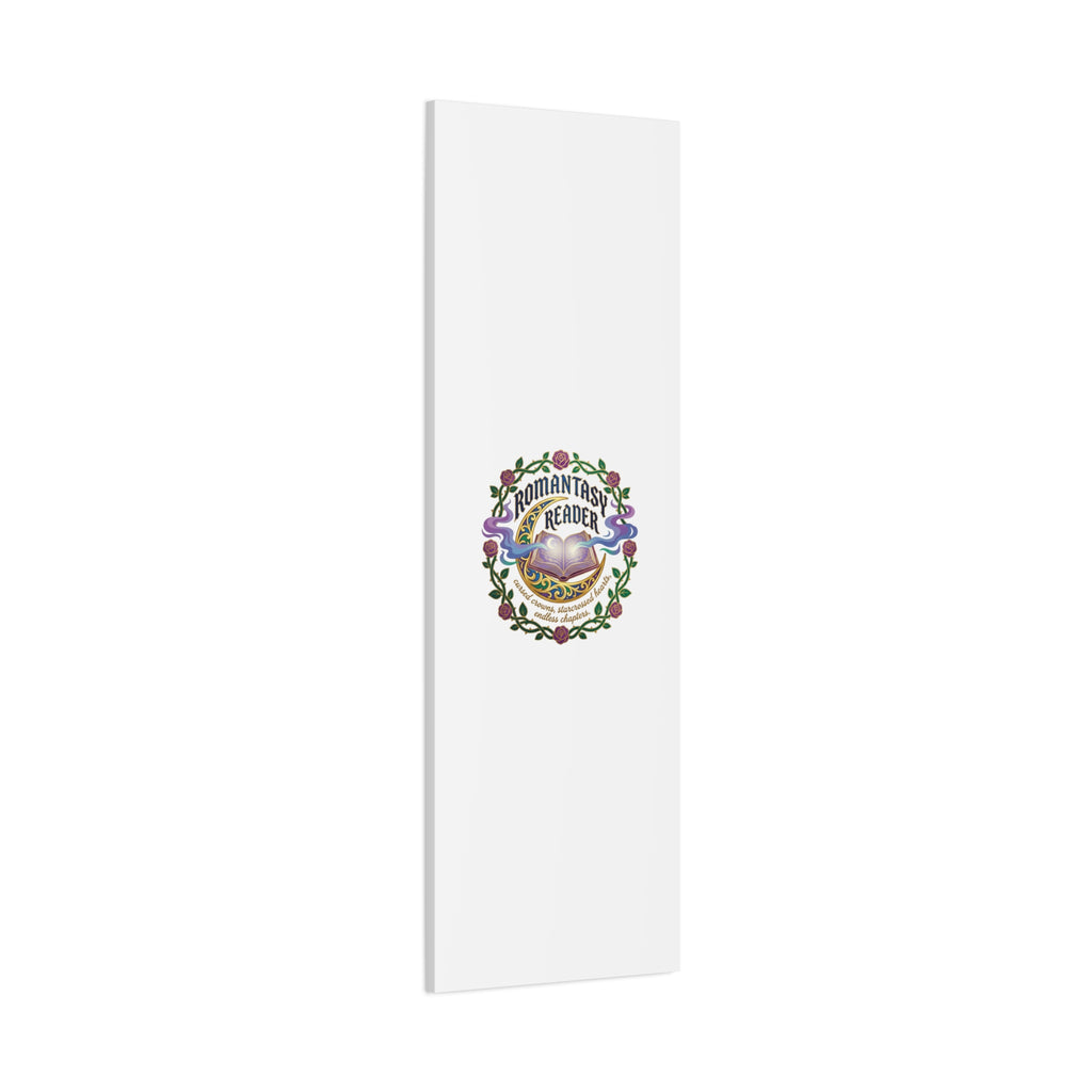 Romantasy Reader Canvas Print | enchanted bookish celestial gothic