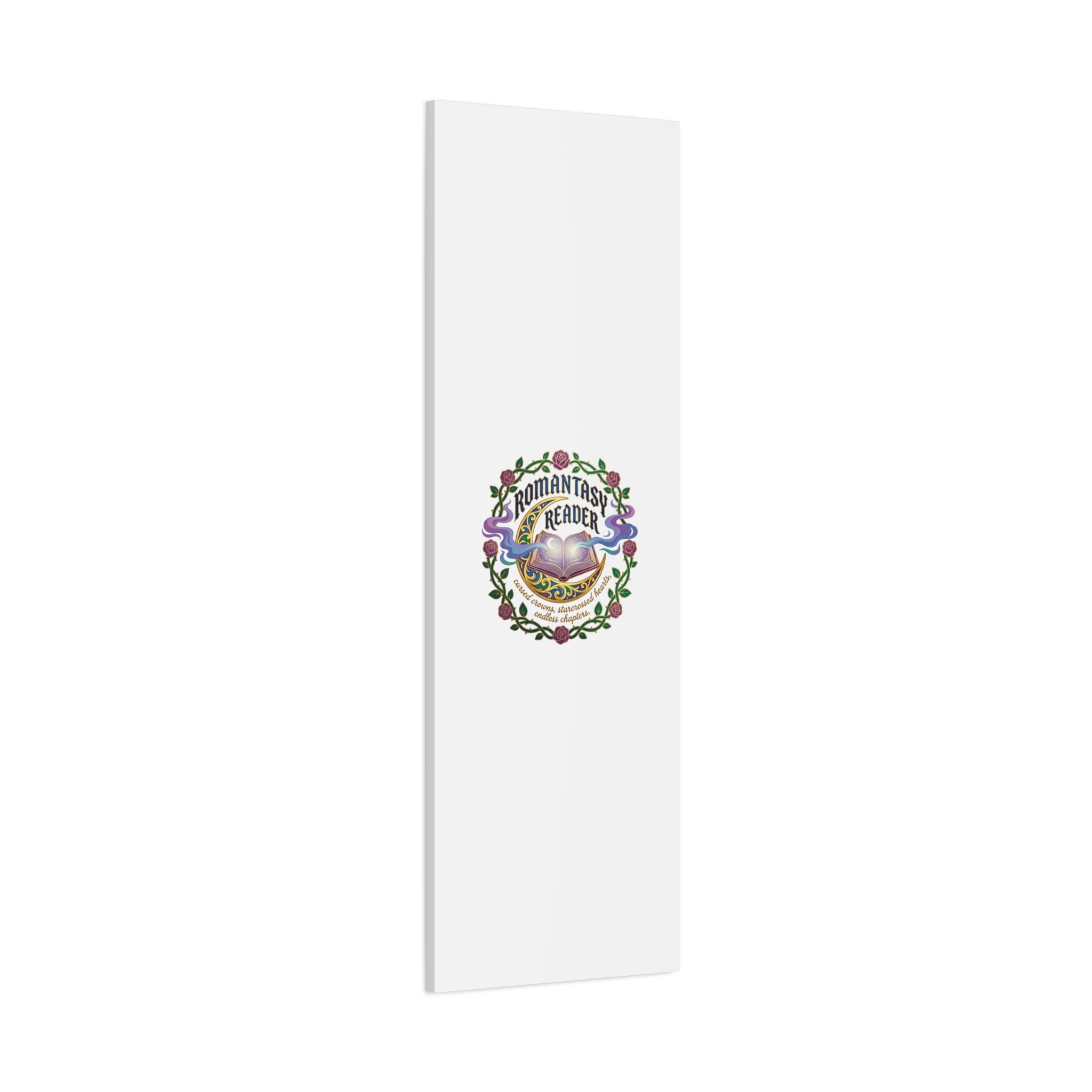 Romantasy Reader Canvas Print | enchanted bookish celestial gothic