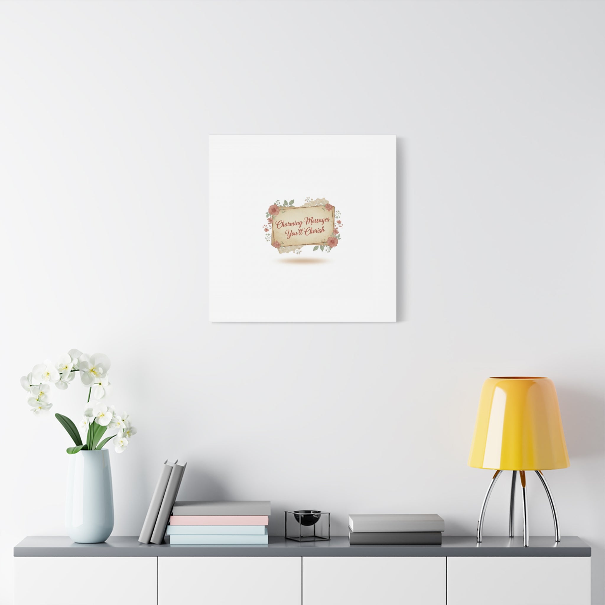 Love Letter Collage Canvas, Vintage Letter Art, Wax Seal Romance Print