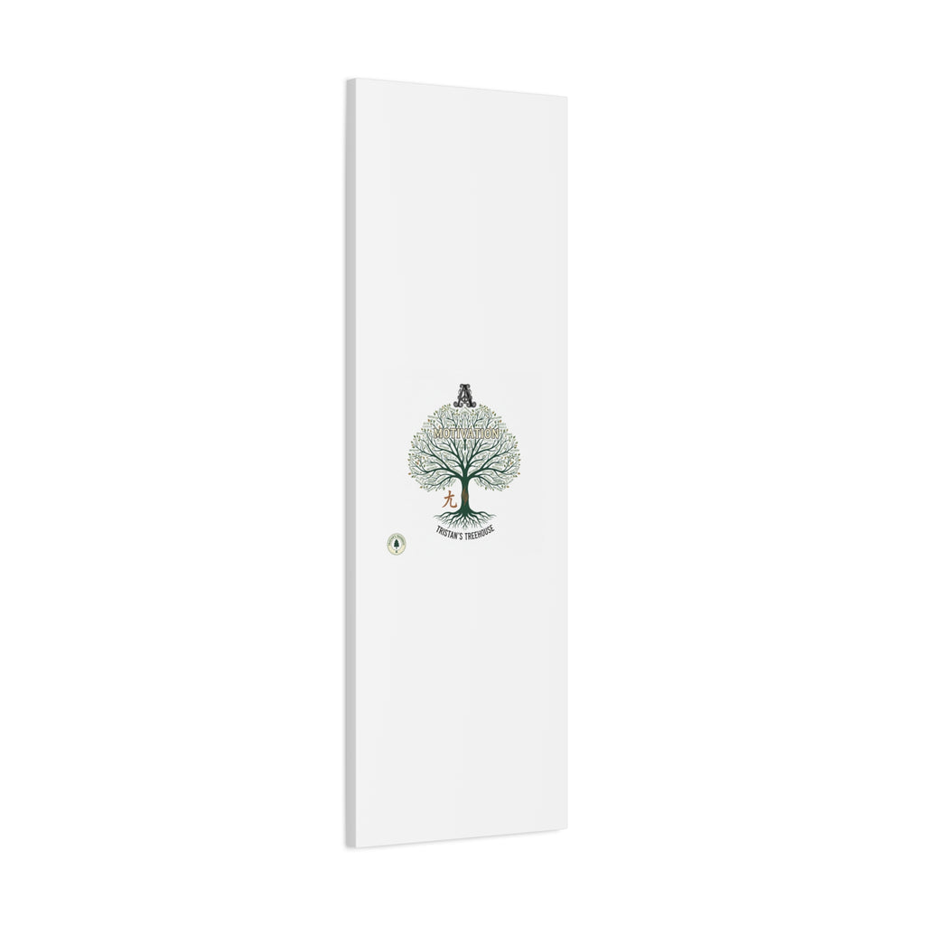 Handwritten Doodle Tree Canvas | Matte Stretched Wall Art