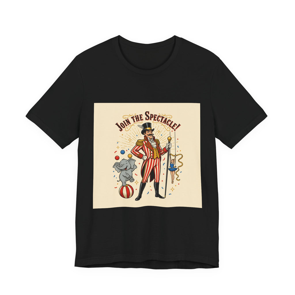 Vintage Circus Ringmaster Tee | vintage carnival design, big top shirt