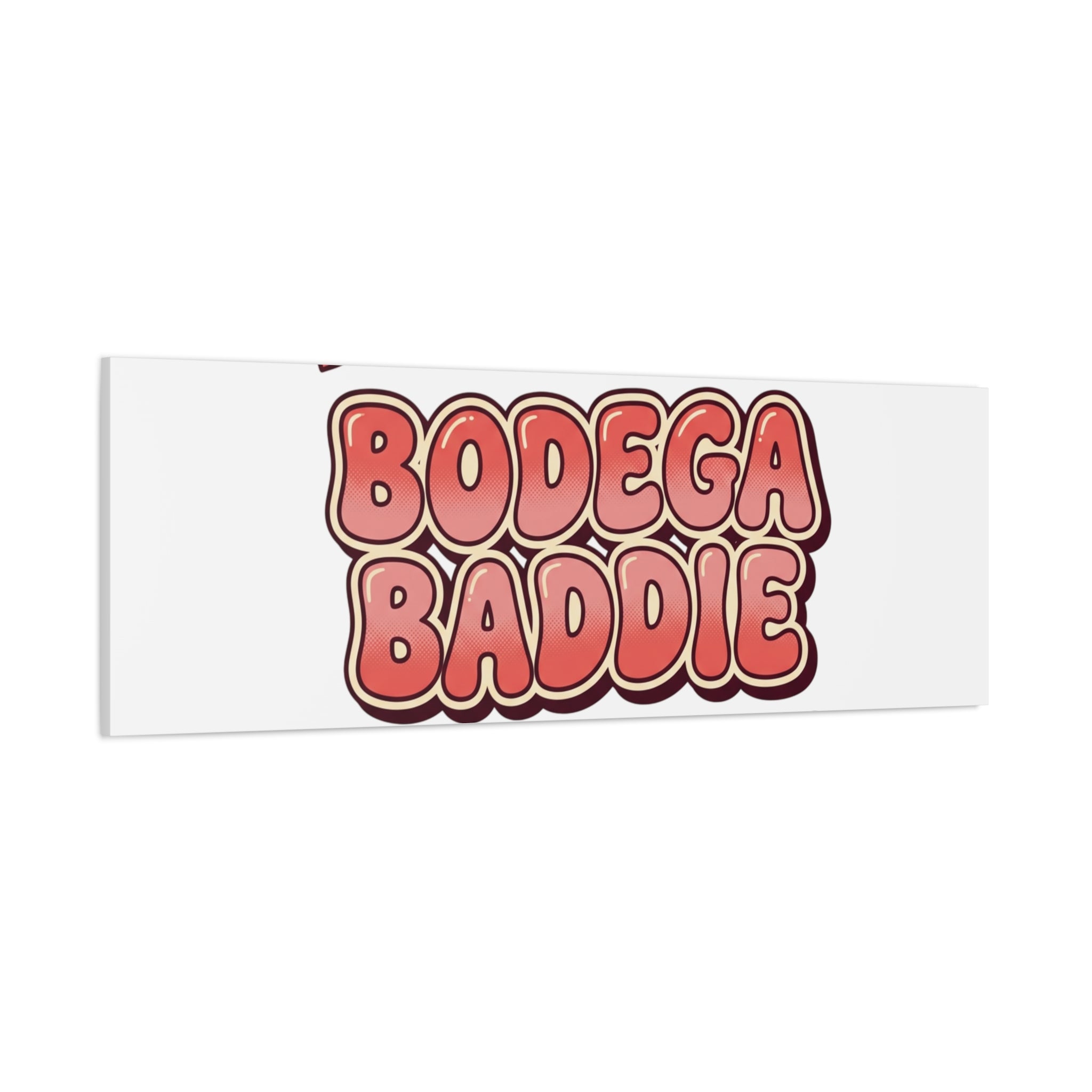Bodega Baddie Matte Canvas, Stretched | NYC Y2K Corner Store Vibes