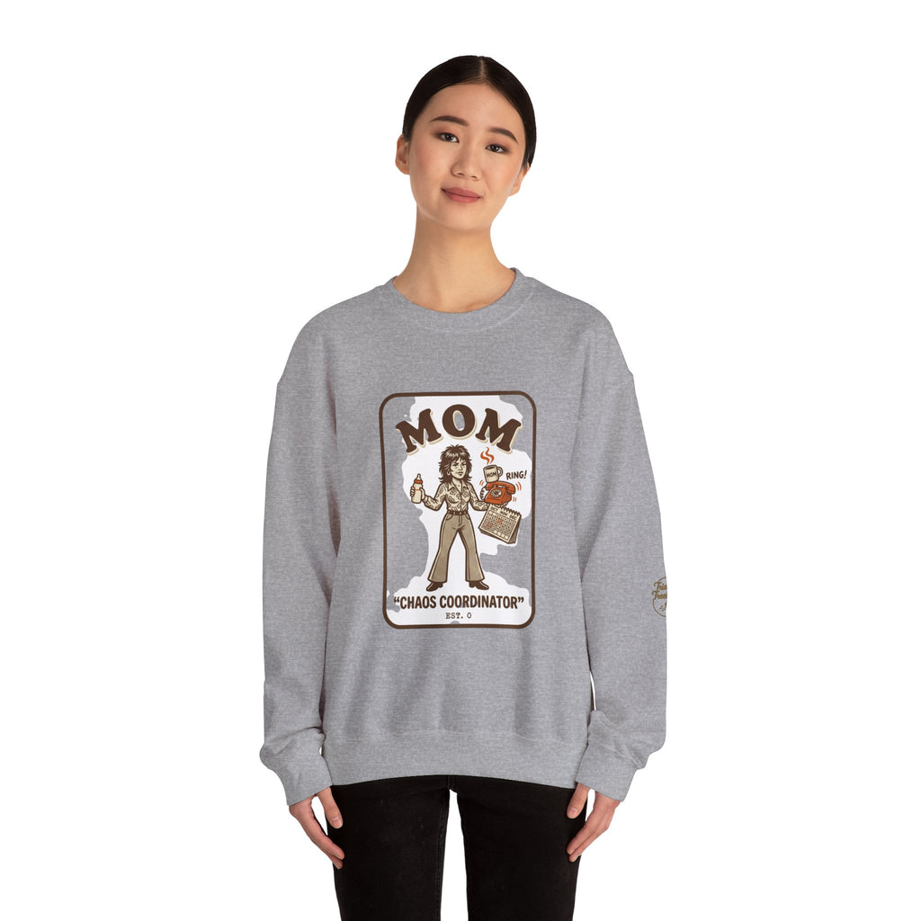Mom 'Chaos Coordinator' Crewneck Sweatshirt