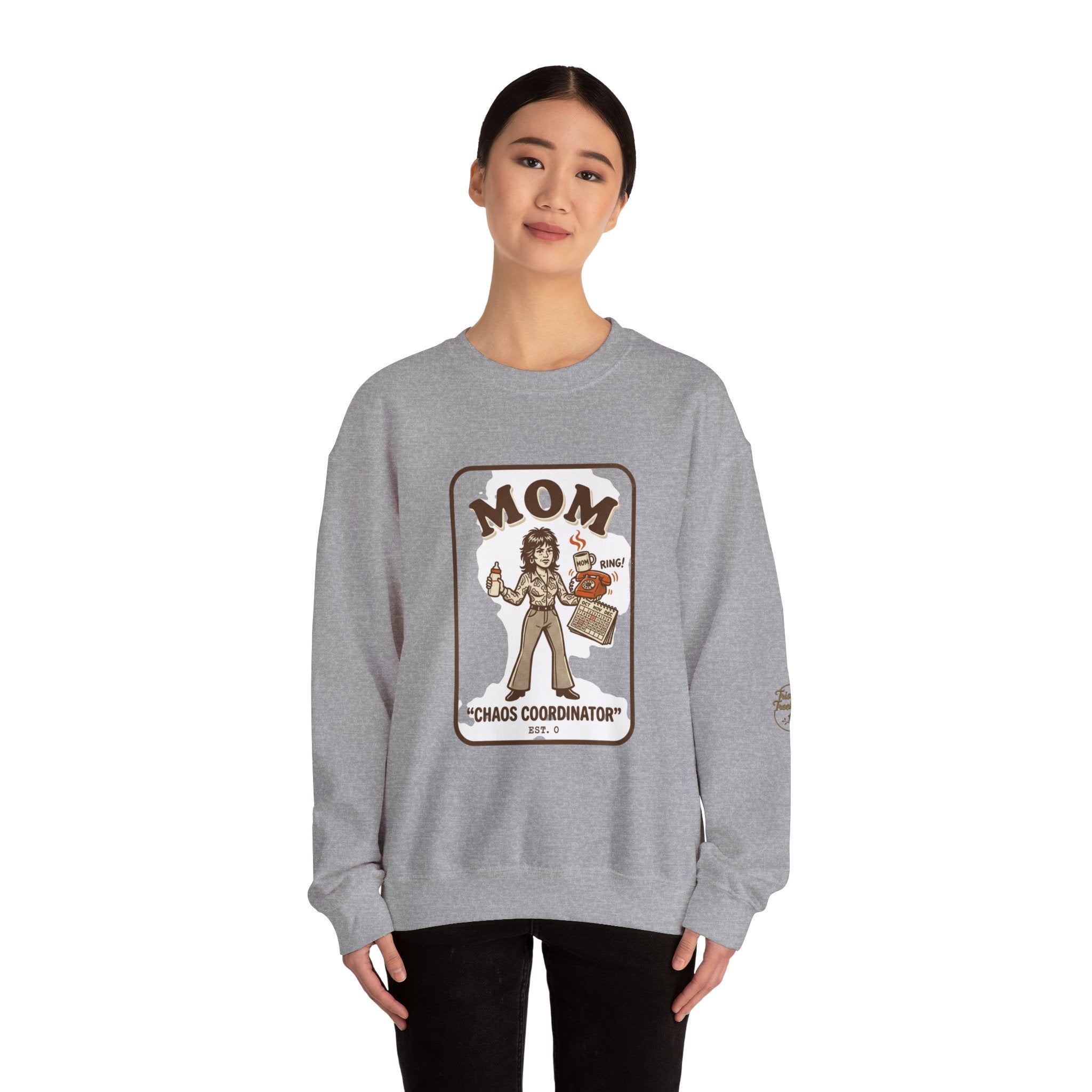 Mom 'Chaos Coordinator' Crewneck Sweatshirt