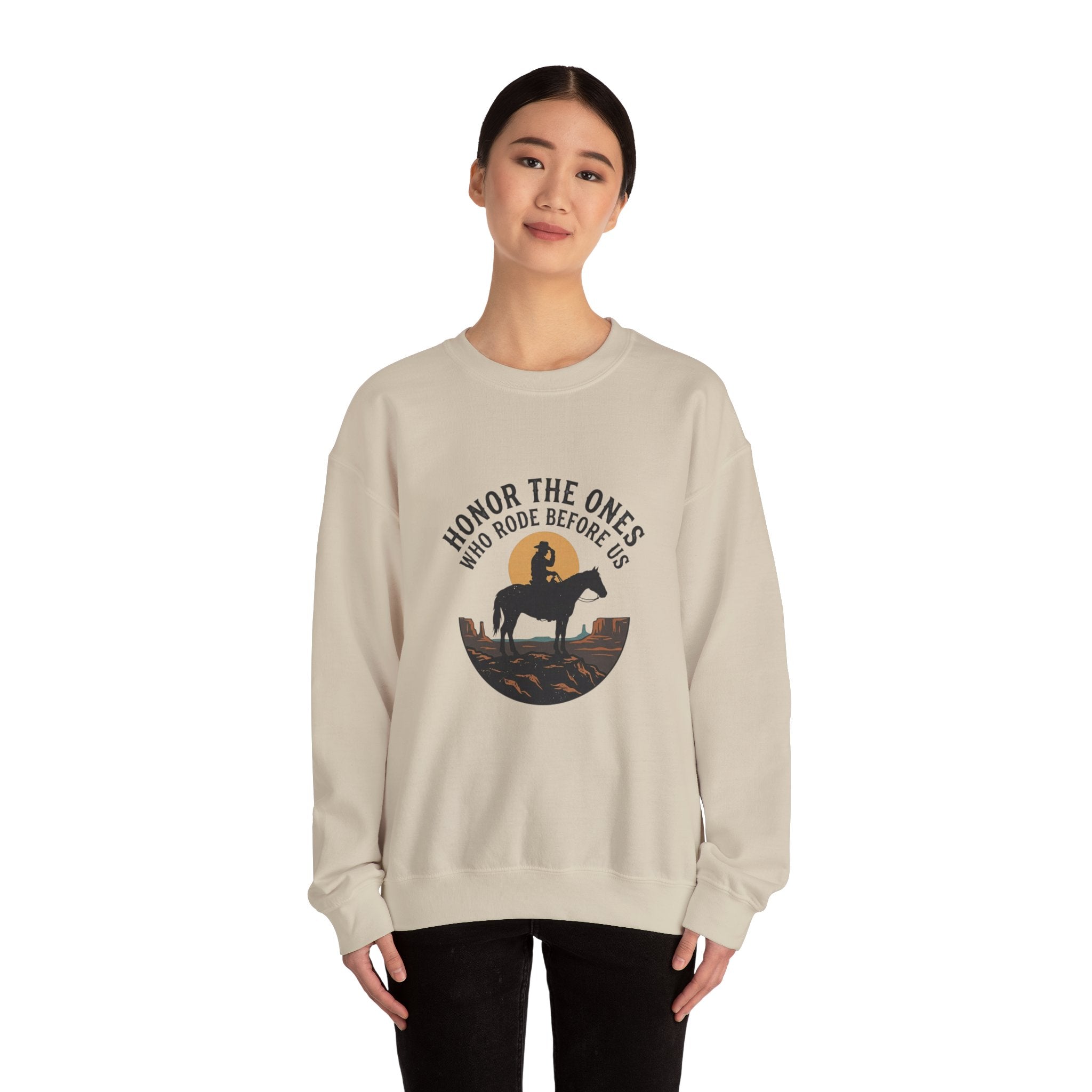 Honor the Ones Who Rode Before Us Sweatshirt | Western Americana, Cowboy Vintage