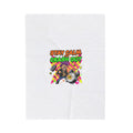 Stay Calm Crash Out Velveteen Blanket | neon skate graffiti, meltdown design