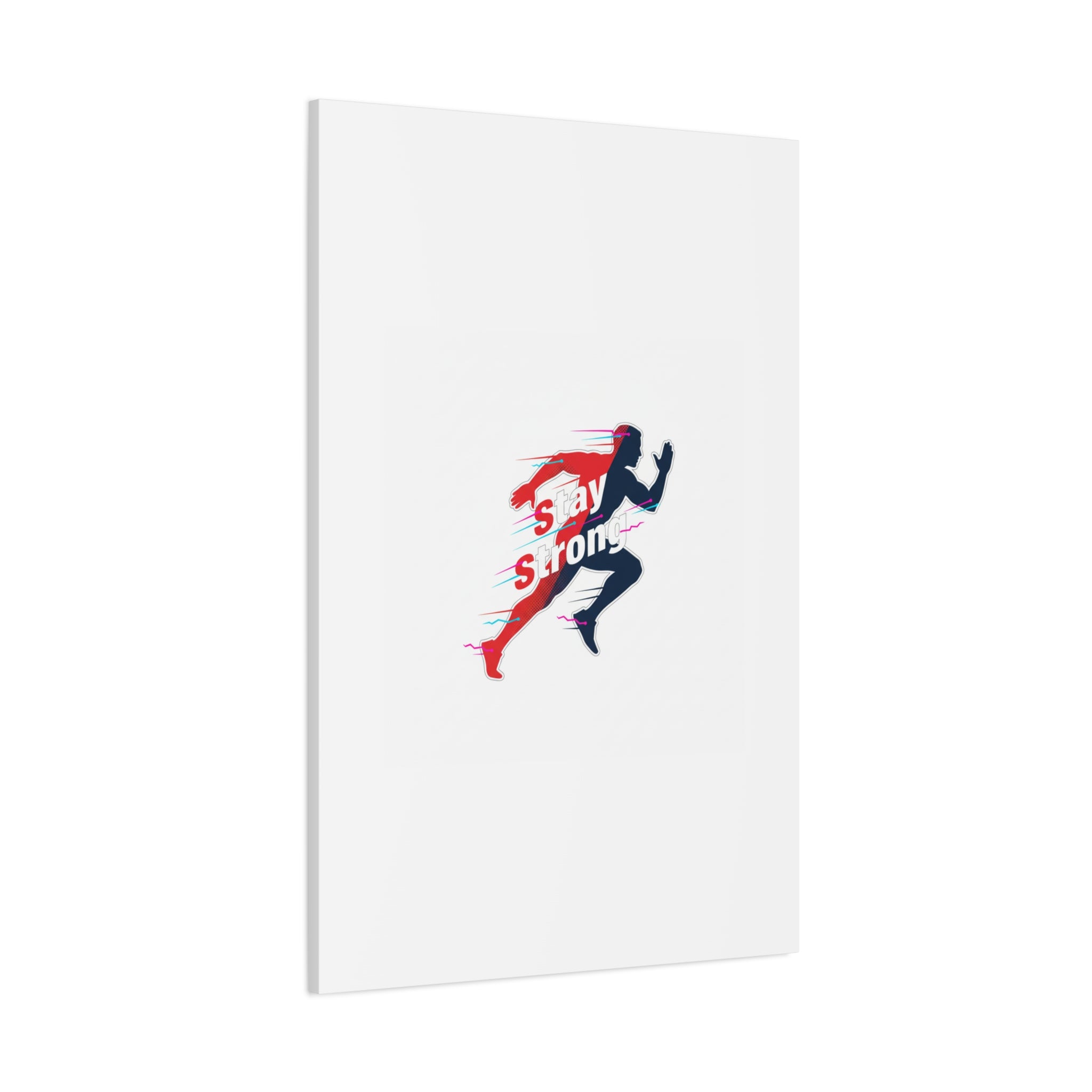 Stay Strong Runner Canvas | Fitness Motivation, Gym Wall Art