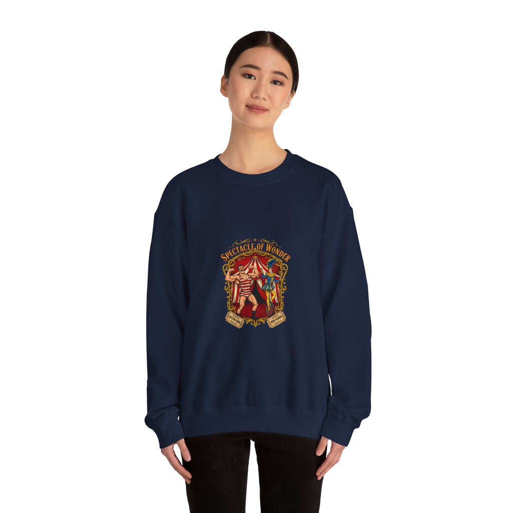 Vintage Circus Spectacle sweatshirt | camp circus aesthetic, carnival art print
