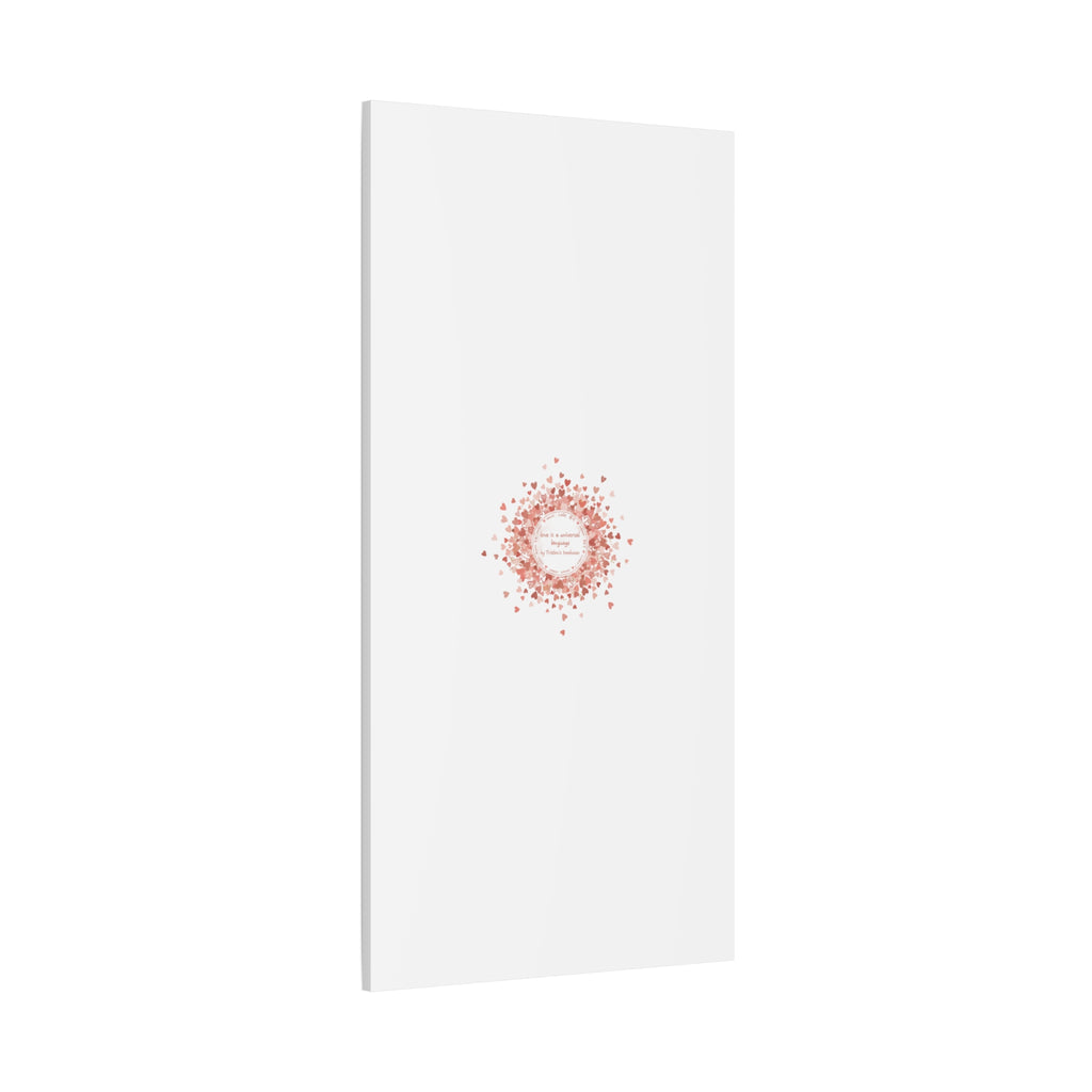 Tiny Heart Confetti Canvas | Matte Stretched Wall Art