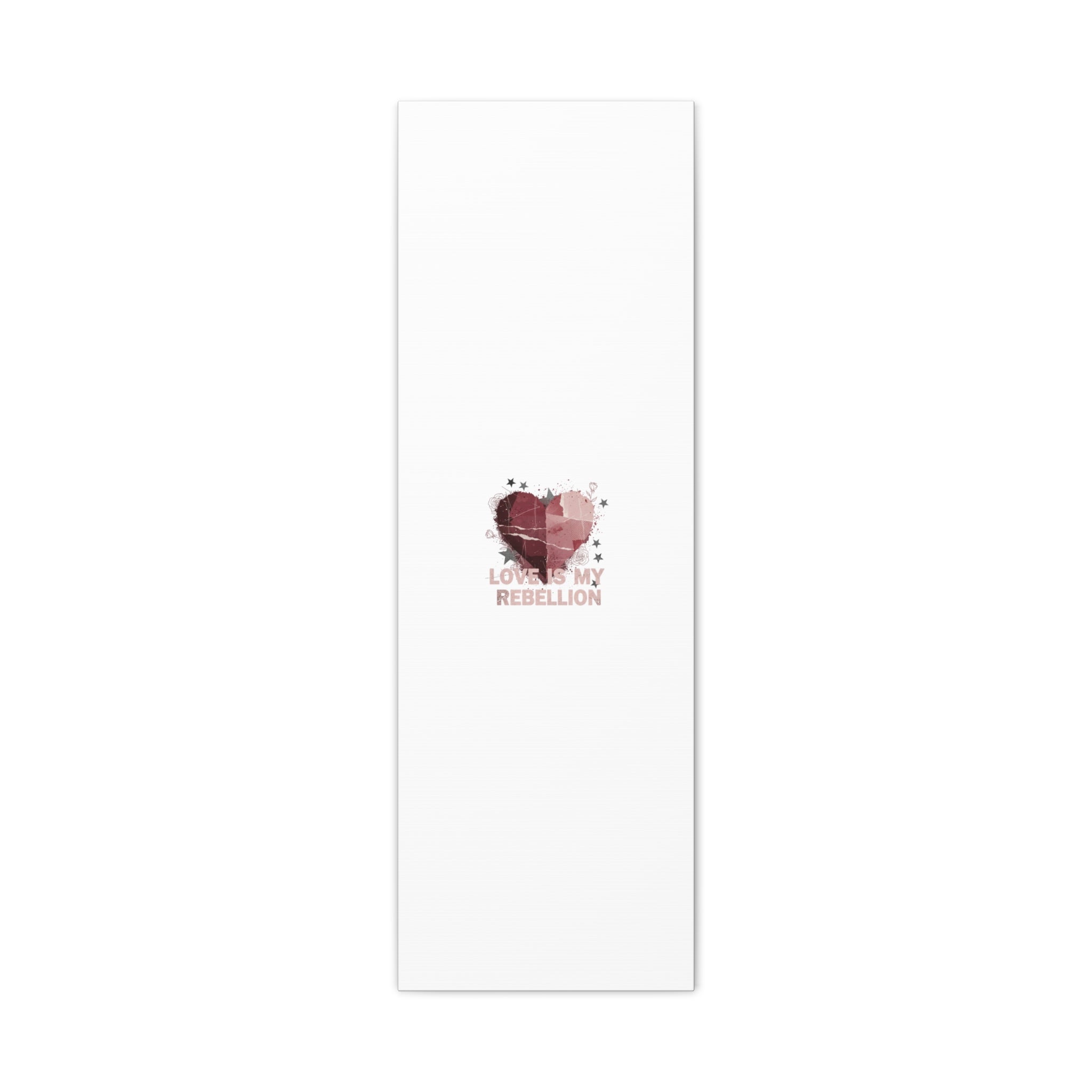 Love Is My Rebellion Canvas | Soft Grunge Hearts, Distressed Valentine Collage