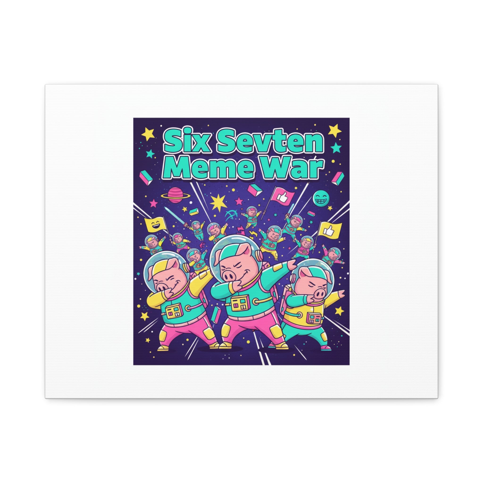 Six Sevven Meme War™ Canvas Tote | Nissspelled Edition