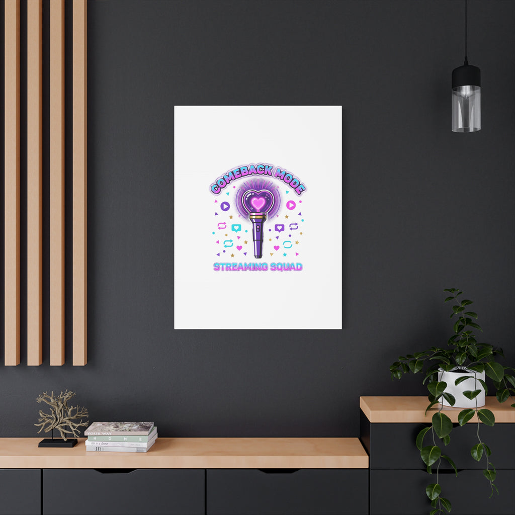 Comeback Mode Lightstick Canvas | K-pop Comeback, Streaming Squad