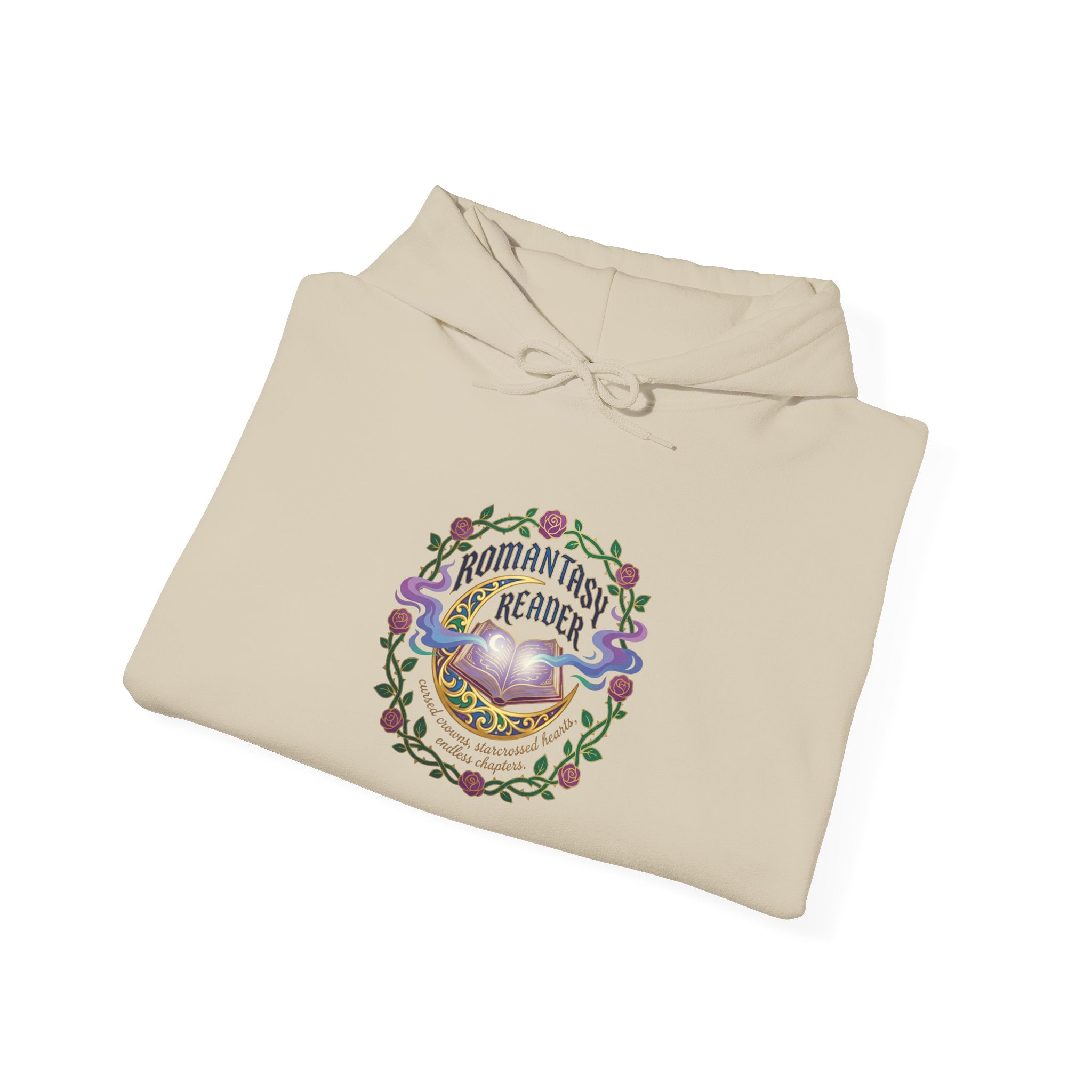 Romantasy Reader Crest Hoodie | romantasy, book lover