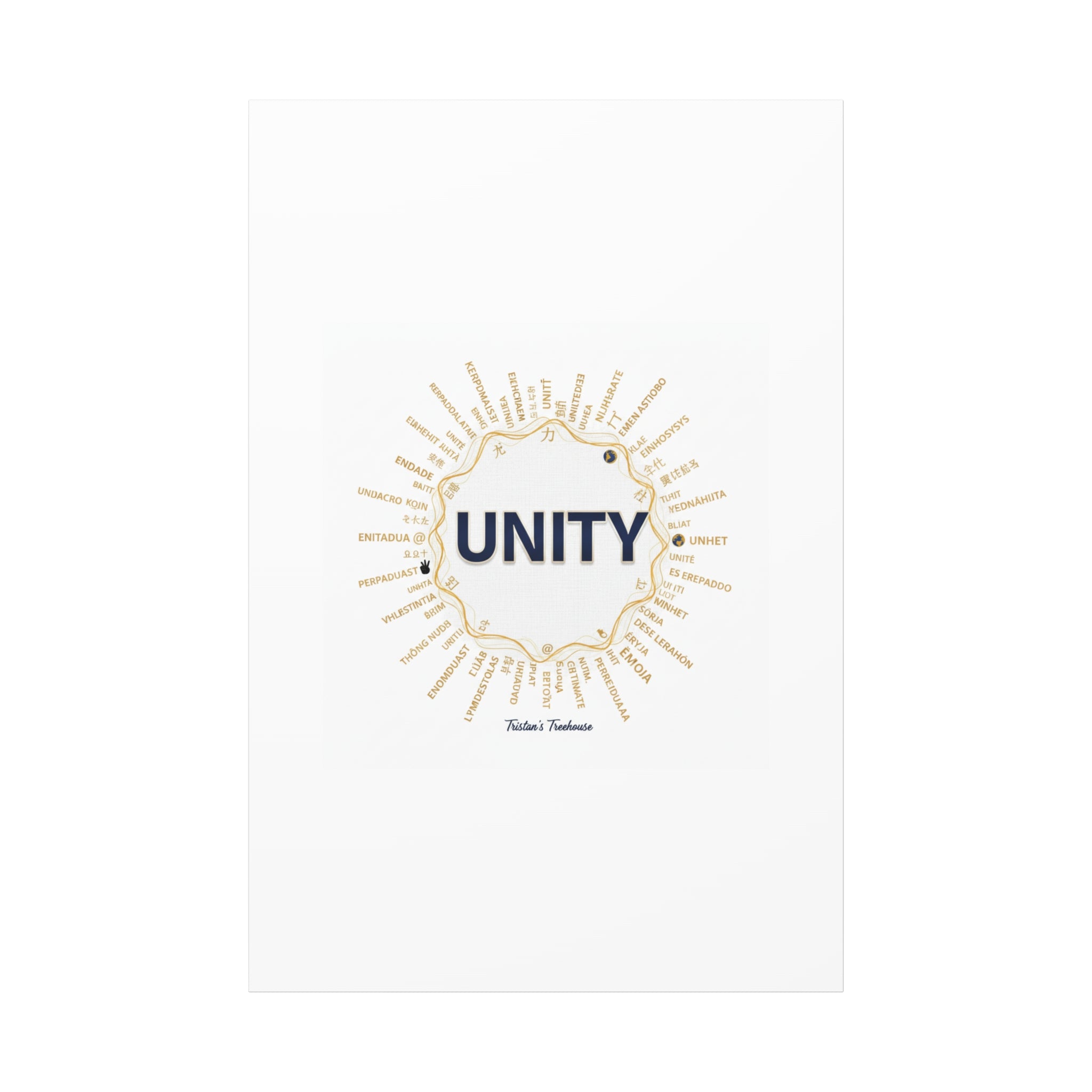 UNITY Canvas, Matte Stretched 1.25" | Dry January sober curious decor