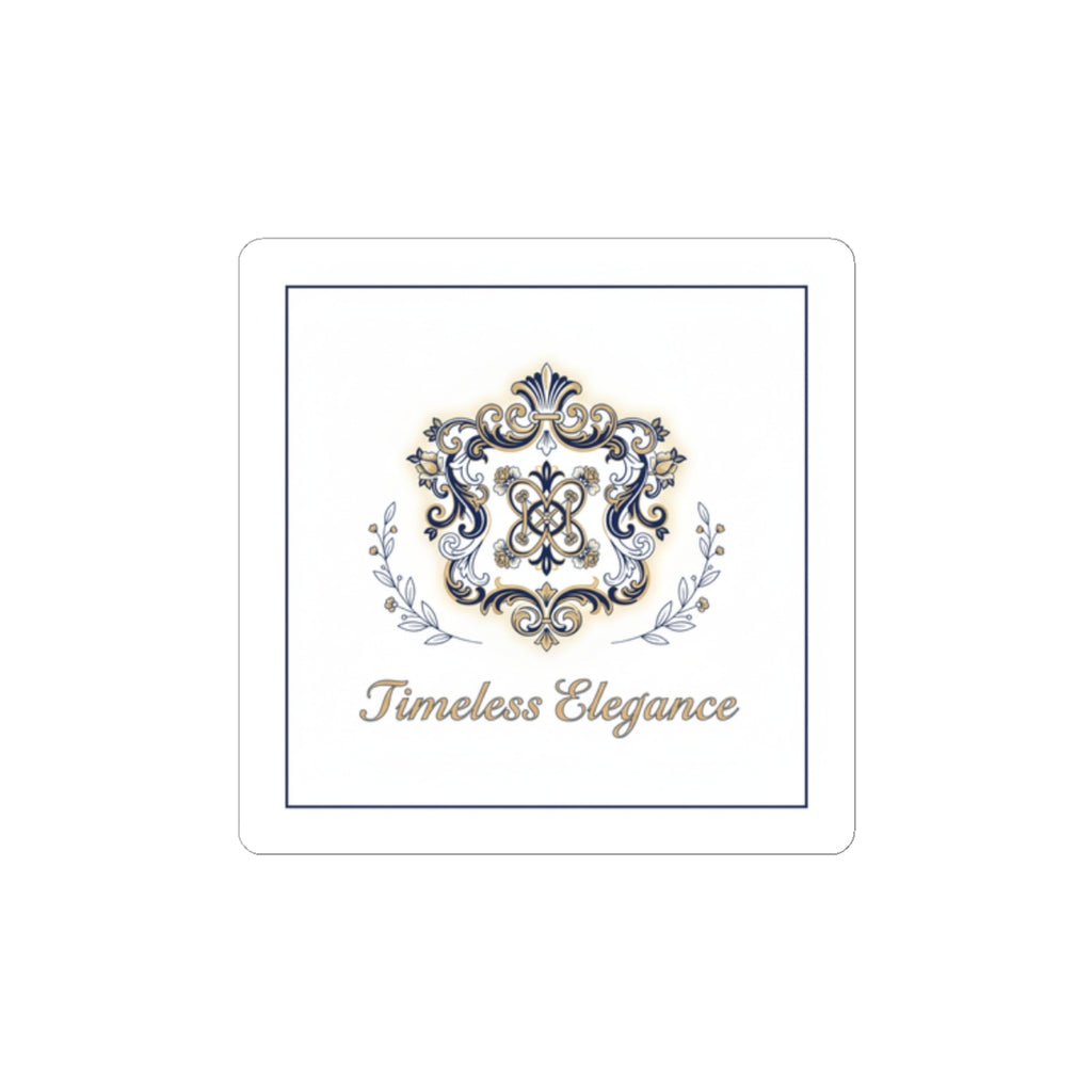 Ornate Brooch Emblem Sticker | vintage emblem, baroque pin design