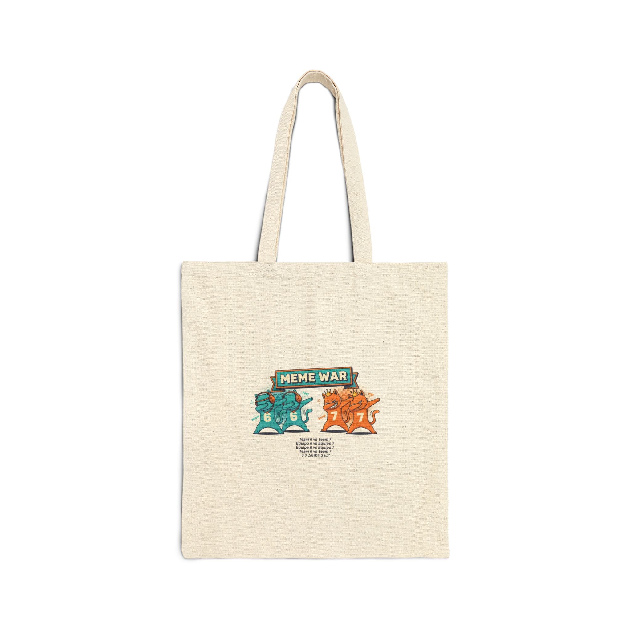 Six Seven Meme Tote Bag — Viral 67 Basketball Slang TikTok Trend Gift