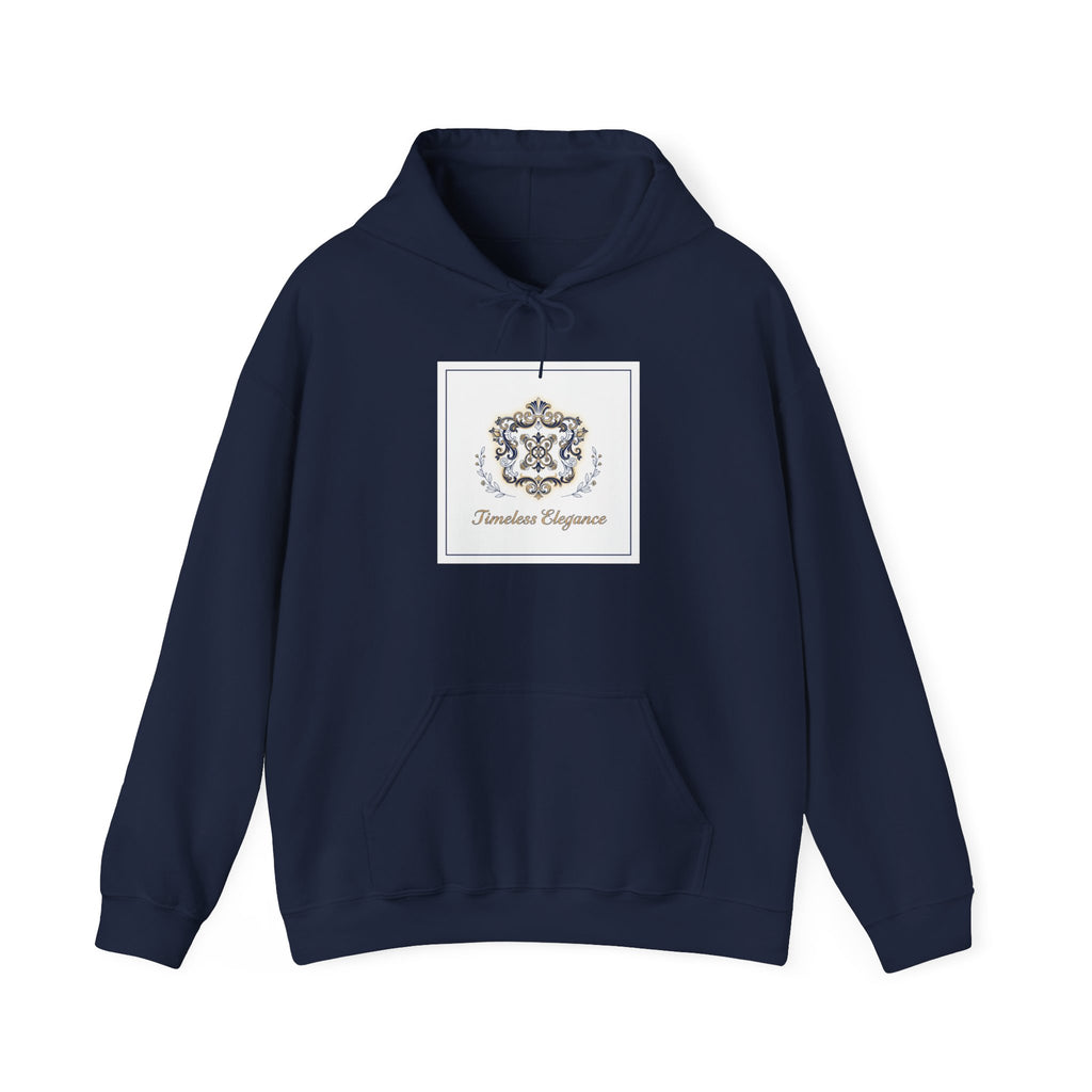 Ornate Brooch Emblem Hoodie | vintage emblem, baroque crest