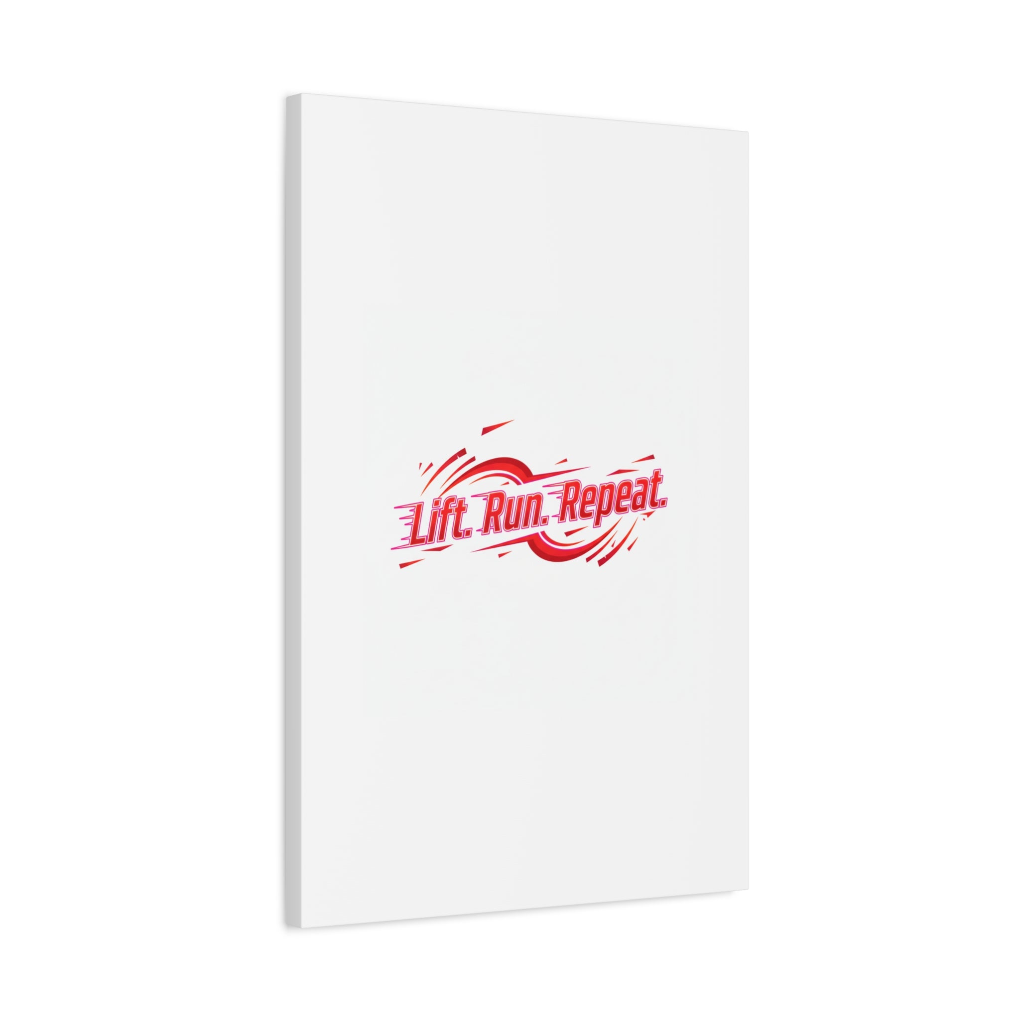 Lift Run Repeat Canvas | Fitness Wall Art, Gym Motivation