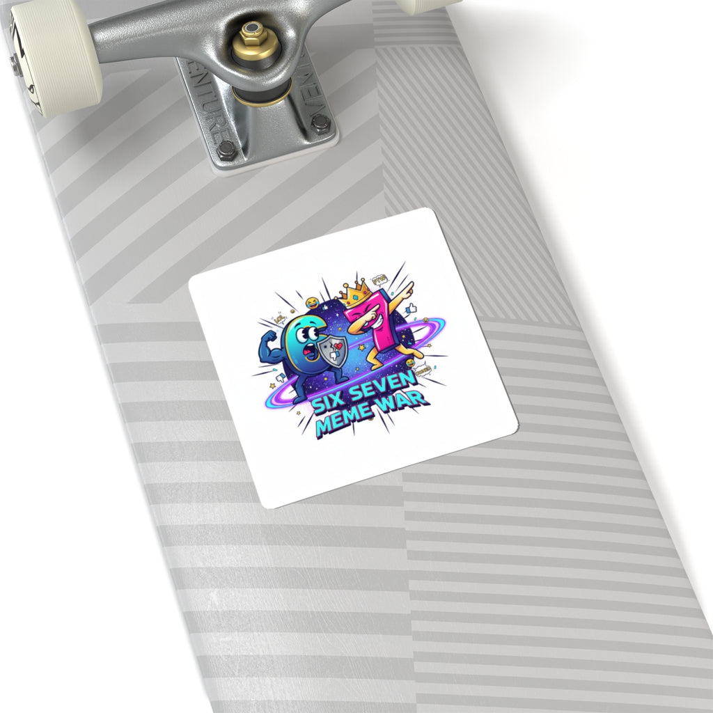 Six Seven Meme War Sticker | Viral Internet Battle Decal