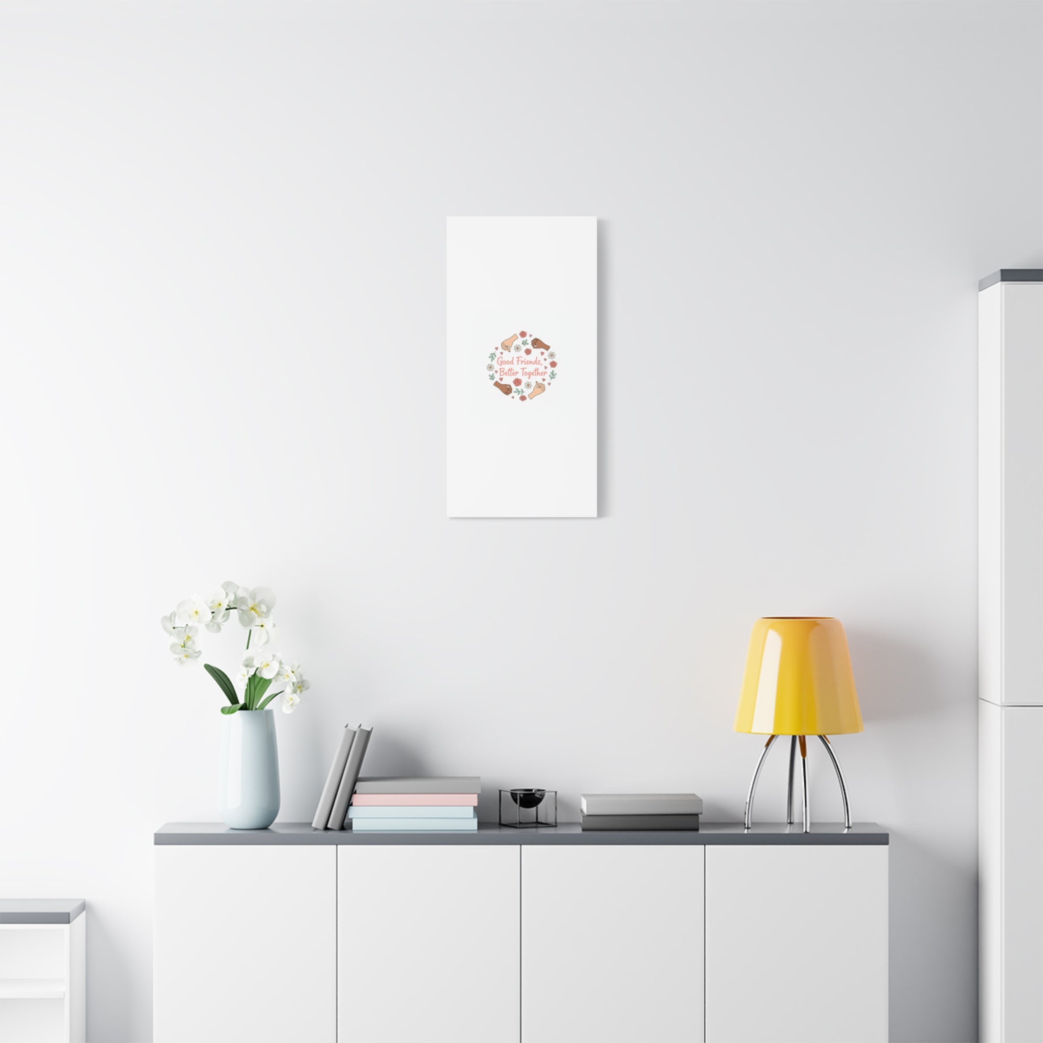 Good Friends Better Together Canvas | Friendship Valentine, Platonic Love