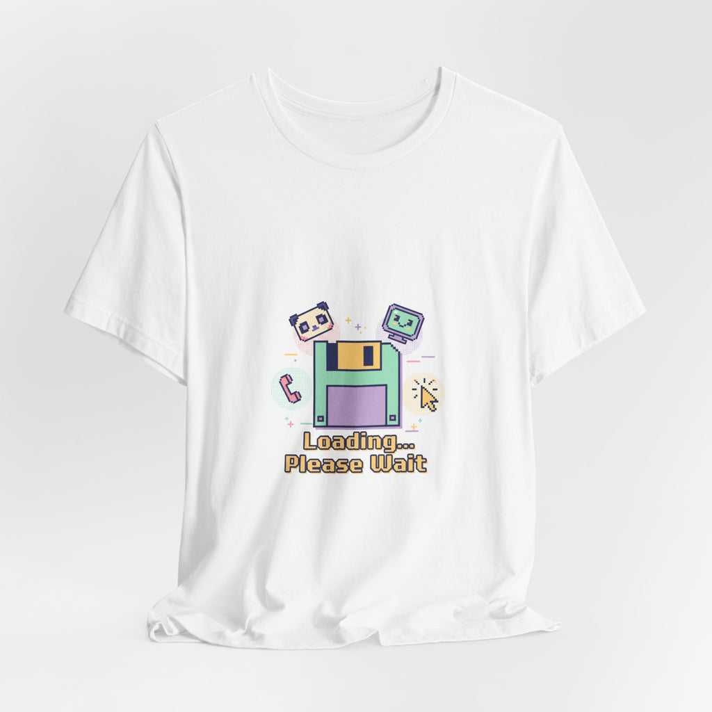 Loading Please Wait pixel art Tee | Old Internet Aesthetic, 90s web nostalgia