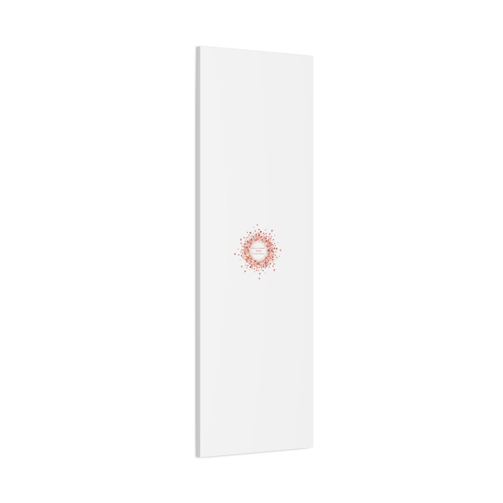 Tiny Heart Confetti Canvas | Matte Stretched Wall Art