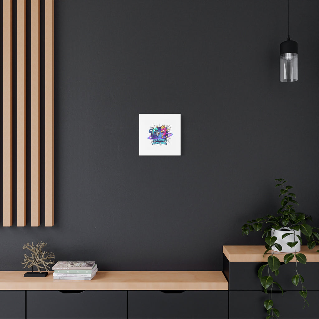 Six Seven Meme War Canvas | Legendary Internet Battle Art, Viral Culture Wall Decor
