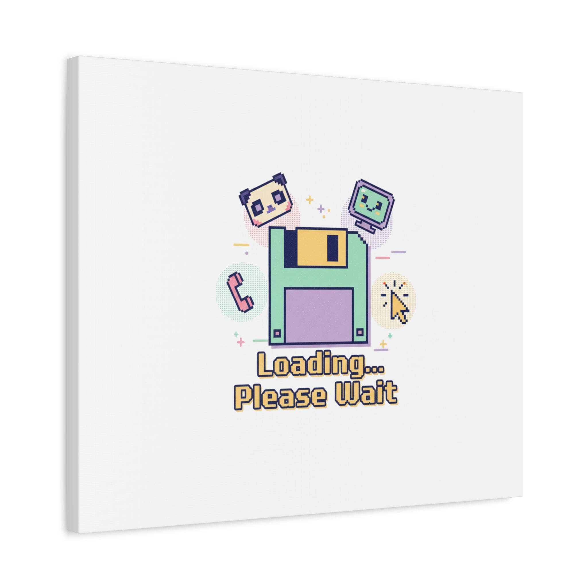 Loading Please Wait Canvas | Old Internet Aesthetic, 90s Web Nostalgia