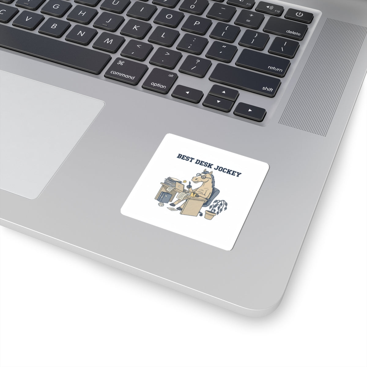 Best Desk Jockey Kiss-Cut Stickers | Workhorse Office Humor, Burnout Parody