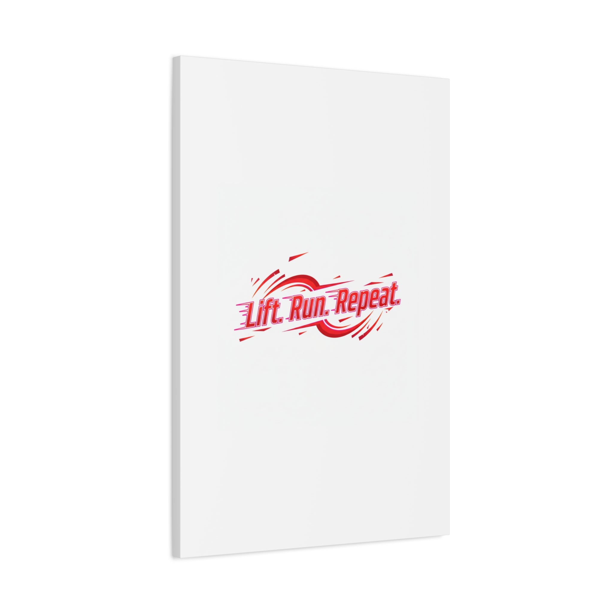 Lift Run Repeat Canvas | Fitness Wall Art, Gym Motivation