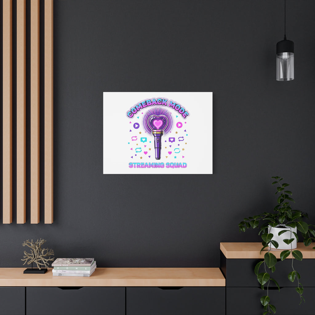 Comeback Mode Lightstick Canvas | K-pop Comeback, Streaming Squad